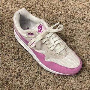 Nike Air Max Pink and White Sneaker ONE SHOE (RIGHT)